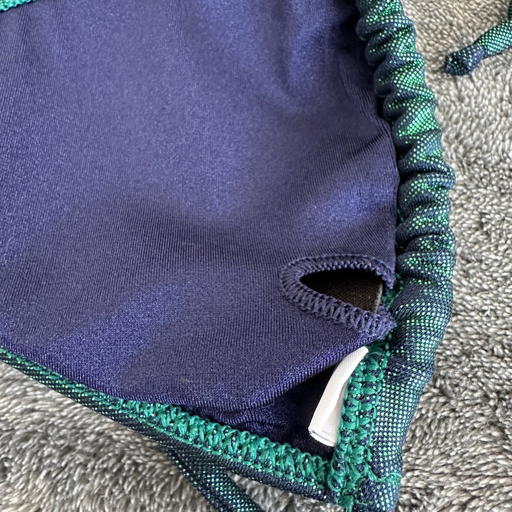 Bikini Lovers Bikini Metallic Green Made In Italy Medium - Picture 8 of 11